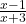 \frac{x-1}{x+3}