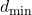 d_{\text{min}}