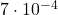 7 \cdot 10^{-4}