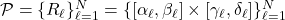 \mathcal P=\{R_\ell\}_{\ell=1}^N = \{[\alpha_\ell,\beta_\ell] \times [\gamma_\ell,\delta_\ell] \}_{\ell=1}^N