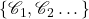 \left\{\mathscr C_1, \mathscr C_2\dots\right\}