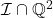 \mathcal I \cap \mathbb Q^2