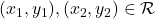 (x_1,y_1), (x_2,y_2)\in \mathcal R