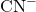 \text{CN}^-