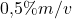 \text{0,5}\% m/v
