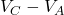 V_C-V_A