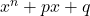 x^n + px + q