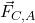 \vec{F}_{C,A}