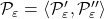 \mathcal P_\varepsilon = \langle \mathcal P'_\varepsilon, \mathcal P''_\varepsilon \rangle