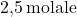 \text{2,5} \, \text{molale}
