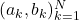 (a_k, b_k)_{k =1}^N