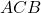 \displaystyle \ ACB