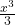 \frac{x^3}{3}