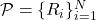 \mathcal P=\{R_i\}_{i=1}^N