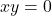 xy=0