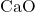 \text{CaO}