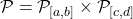 \mathcal P= \mathcal P_{[a,b]} \times \mathcal P_{[c,d]}