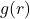 g(r)