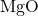 \text{MgO}