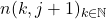 n(k,j+1)_{k \in \mathbb{N}}