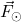 \vec{F}_\odot